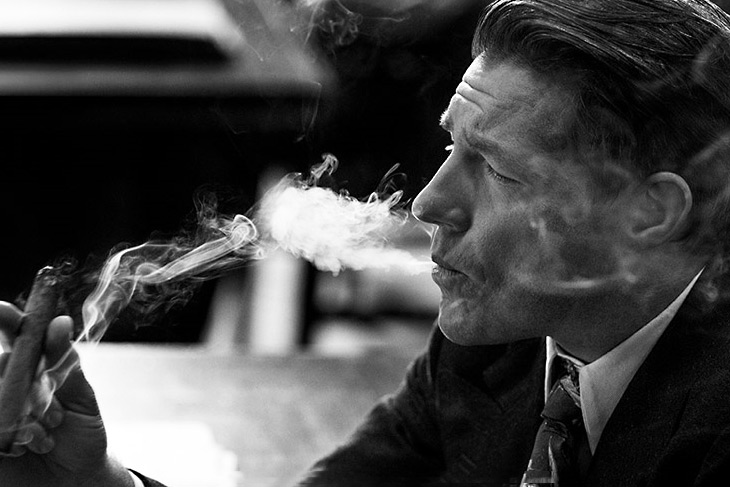 Ed Burns as Bugsy Siegal on Mob City