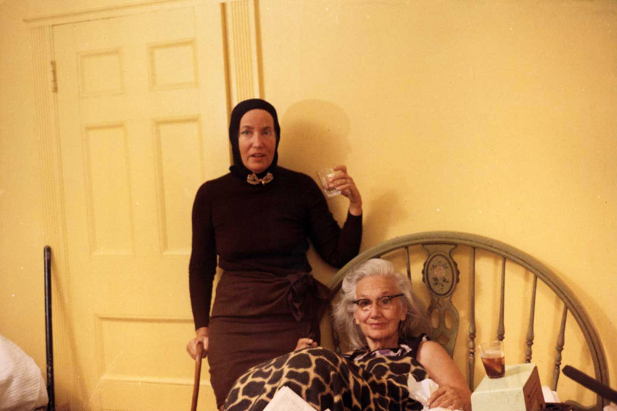 Edith Bouvier, "Big Edie" and her daughter, Edith Bouvier Beale, aka "Little Edie," at Grey Gardens