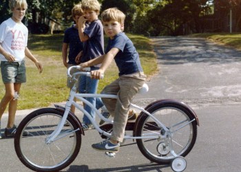 Training wheels on Egypt Lane