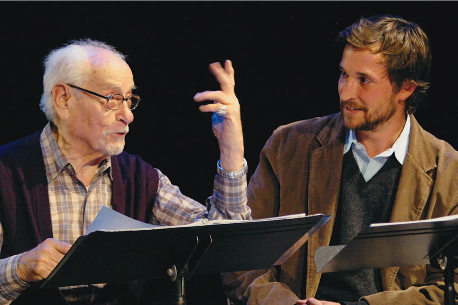 Eli Wallach and Noah Wyle.