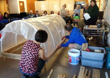 Adding a batton to anchor plastic