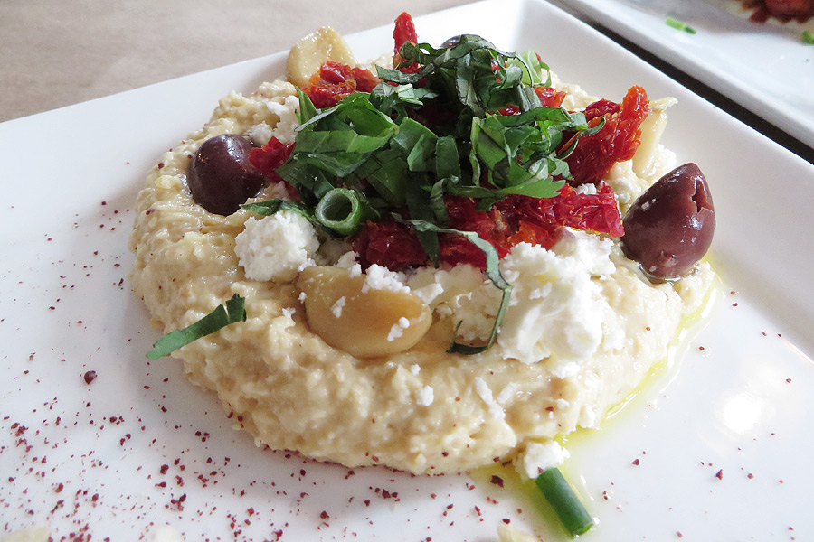 Cowfish’s fabulous hummus with feta