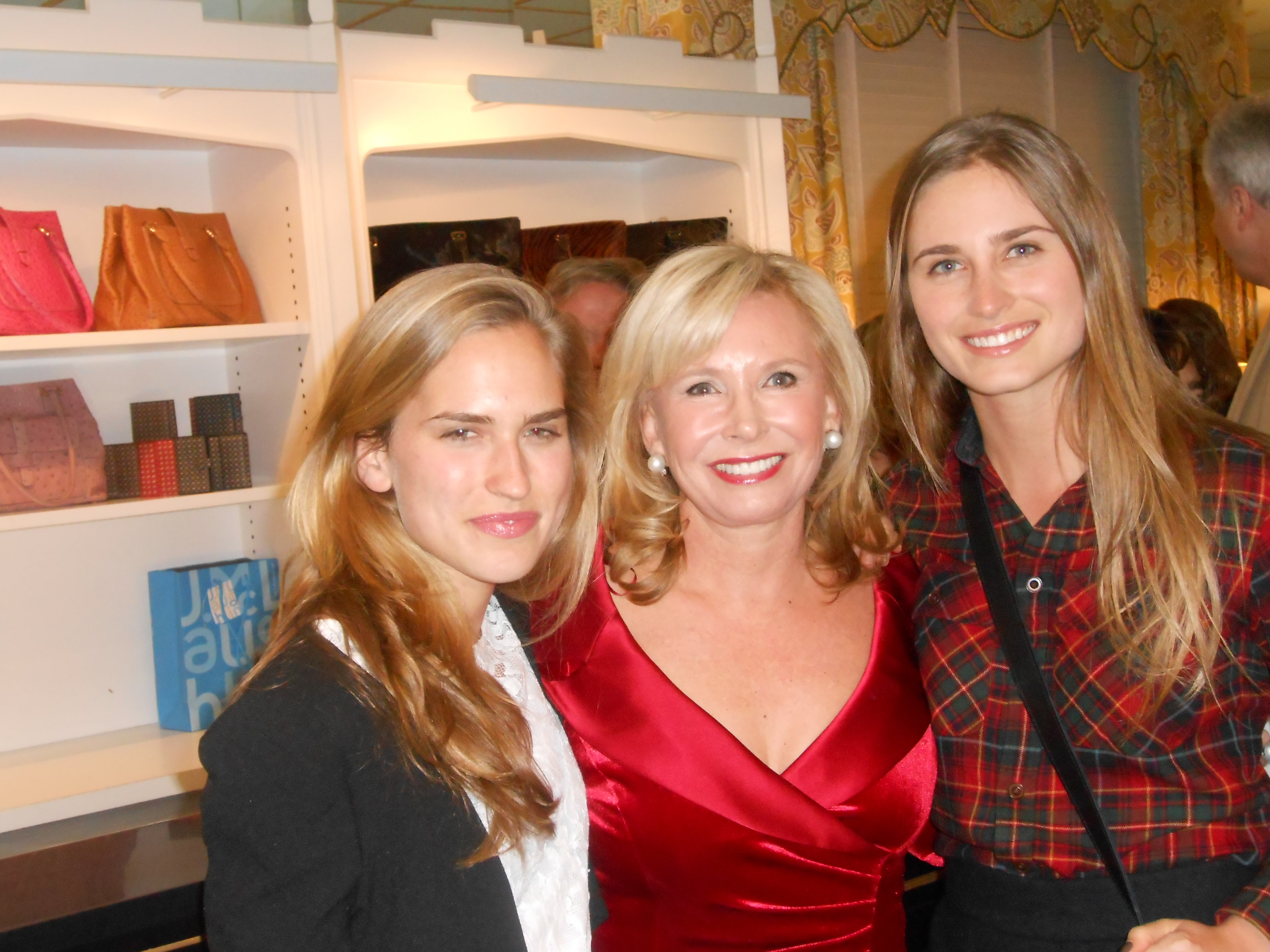 L to R: Ashley Bush, Sharon Bush, Lauren Pierce Bush Lauren at FEED Foundation, designer Teddy Share benefit at J. McLaughlin in NYC