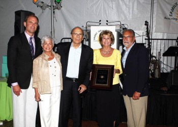 FSL's Scott Skorobohaty, Linda Bohlsen, Karen Boorshtein with Vincent and John DiCarlo.