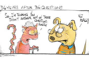 Falling in Love Cartoon By Mickey Paraskevas