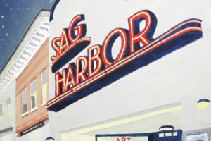 Sag Harbor Cinema February 24, 2017 Dan's Papers cover art by Barbara Hadden