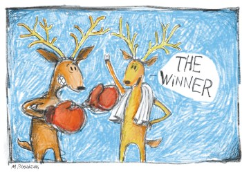 Federal Sharpshooters Fail Cartoon By Mickey Paraskevas