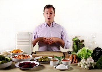 Nicholas Steven shows off his Fermentium food fermenter