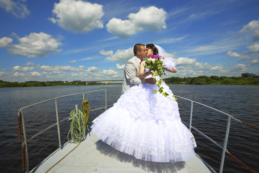 Getting married on a ferry, how romantic—or not