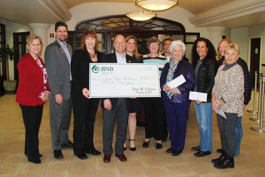 Food pantry check presentation