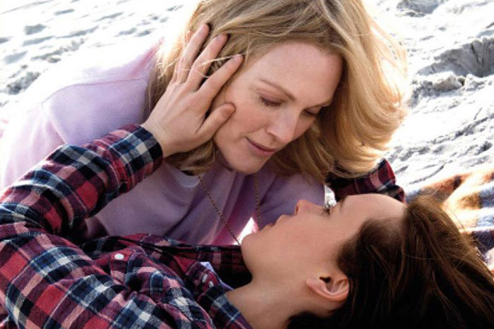 Julianne Moore and Ellen Page in an image from the Freeheld poster