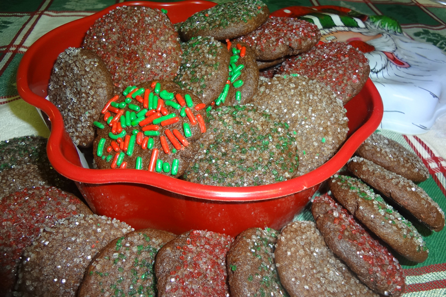 Fudgy Chocolate Cookies.
