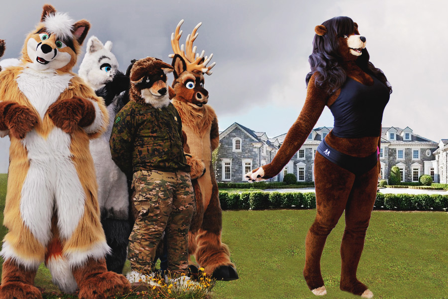 Furries at Hodgegrass Mansion