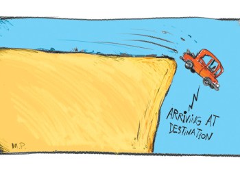 GPS cartoon by Mickey Paraskevas