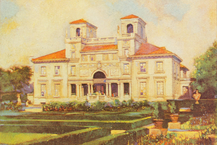 Garden facade at Villa Mille Fiori from Gary Lawrance Collection