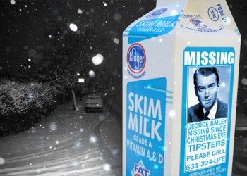 George Bailey Missing Milk Carton