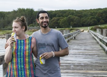 Lena Dunham and Riz Ahmed enjoy Montauk in the 