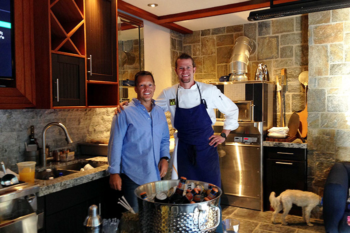 Hamptons Fabulous' Michael Gotowala and chef JL