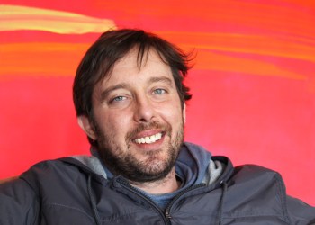 Grant Haffner at his North Haven studio