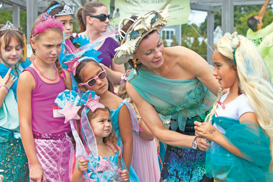 Merfolk compete at Greenport’s 2013 Maritime Festival on the North Fork