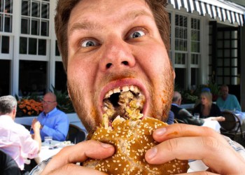 gross sidewalk diner in Sag Harbor