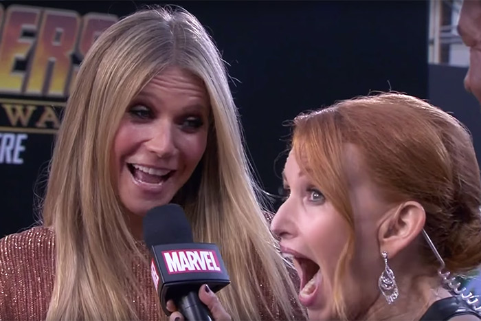 Gwyneth Paltrow at the "Avengers: Infinity War" premiere