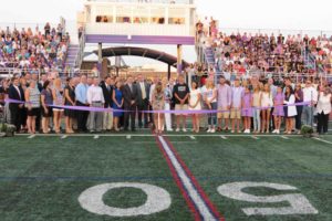 Hampton Bays dedicates athletic field.