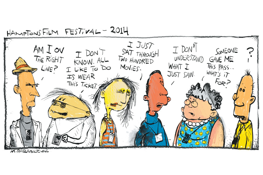 HIFF Cartoon By Mickey Paraskevas