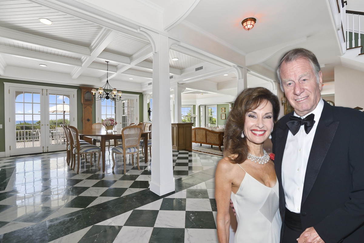 Susan Lucci and Helmut Huber at home