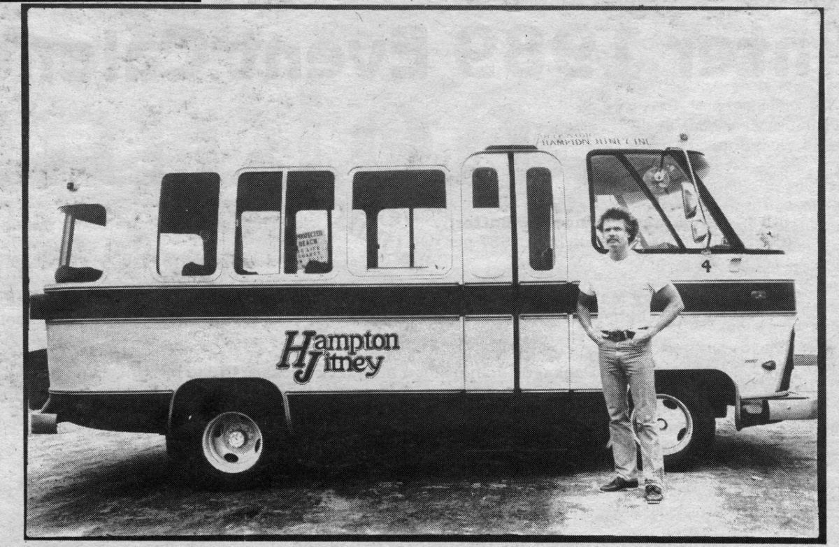 Jim Davison and the Hampton Jitney.