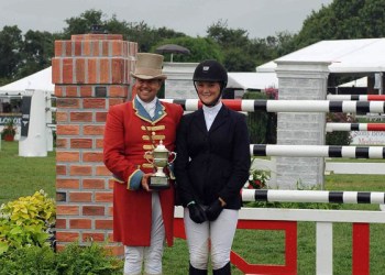 Katherine Strauss at the Hampton Classic.