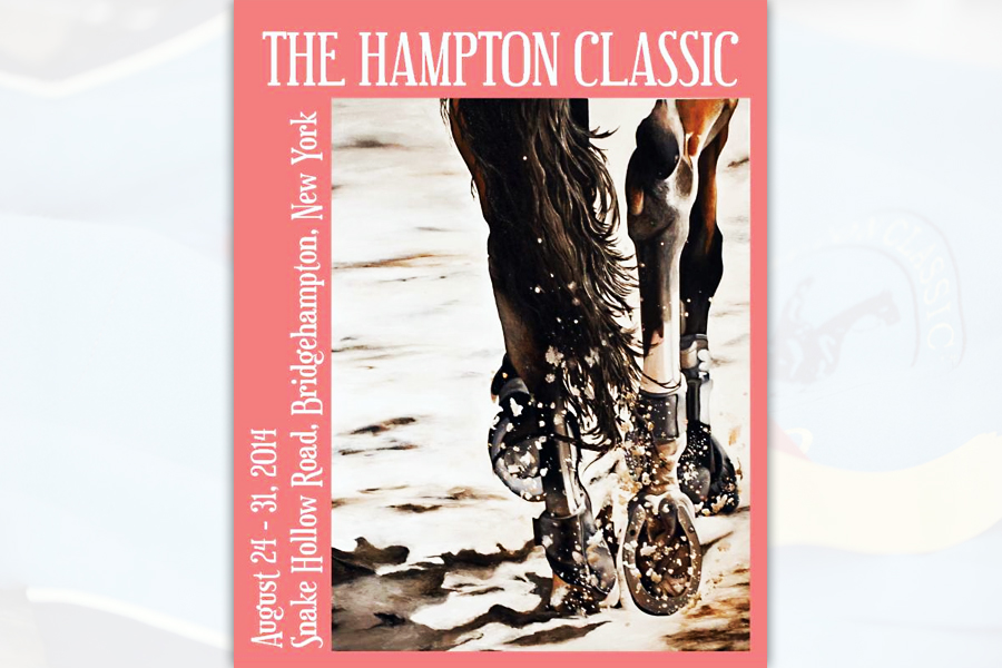 2014 Hampton Classic poster art: "Paseo" by Julie Freund