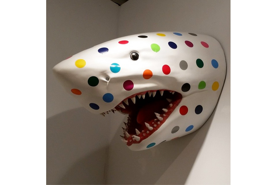 Shark sculpture from Art Southampton
