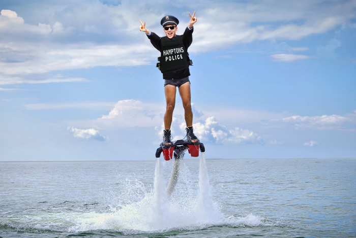 Hamptons Police will be using jetboards in summer 2016