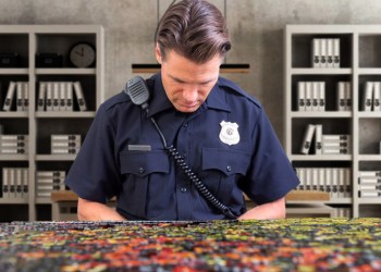 Hamptons Police kill time constructing jigsaw puzzles these days