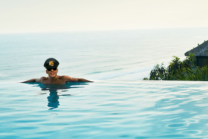 hamptons police pool in Montauk