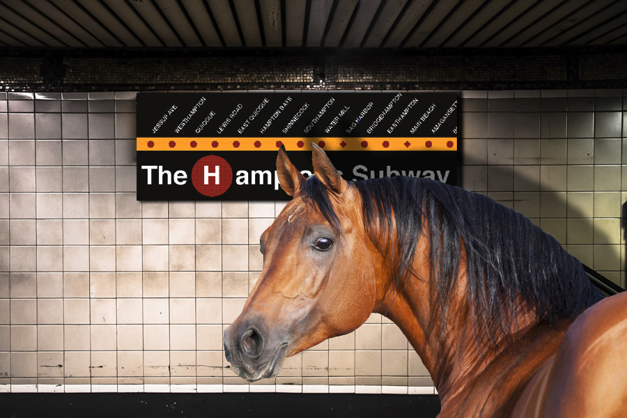 A polo pony was lost on the Hamptons Subway this week