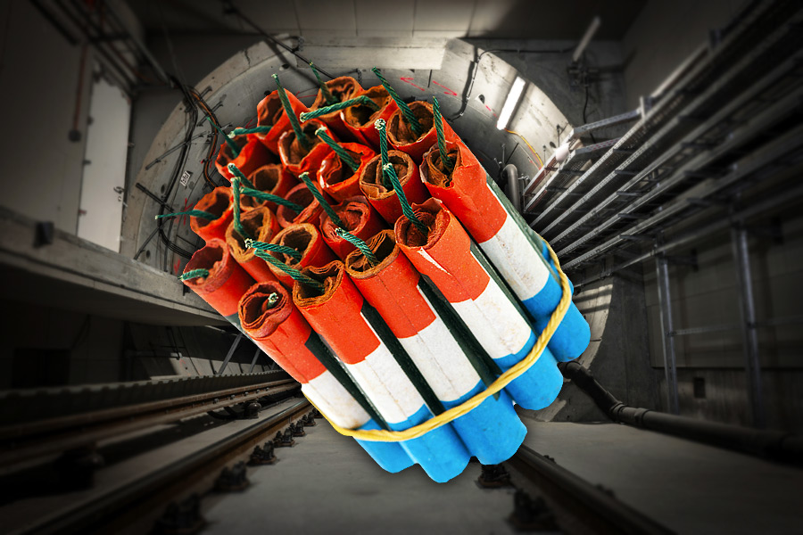 Hamptons Subway's July 4 fireworks were moved to the Bridgehampton platform