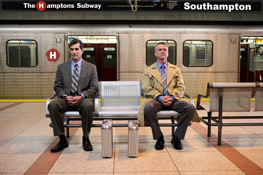 Manspreading isn't an issue on the Hamptons Subway or its platforms