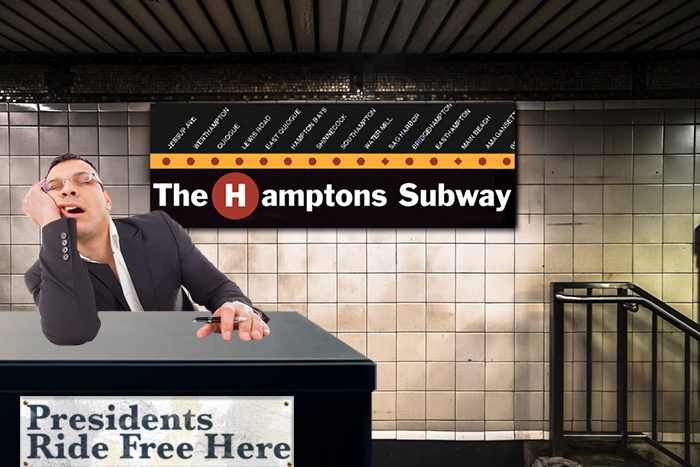 Presidents ride Hamptons Subway for free — so where are they?