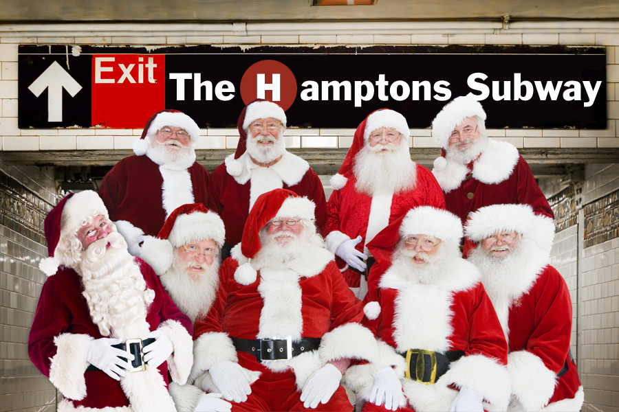 Hamptons Subway interviewed for 14 platform Santas this week