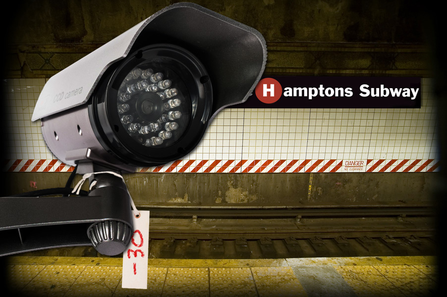 Hamptons Subway is selling their old surveillance cameras