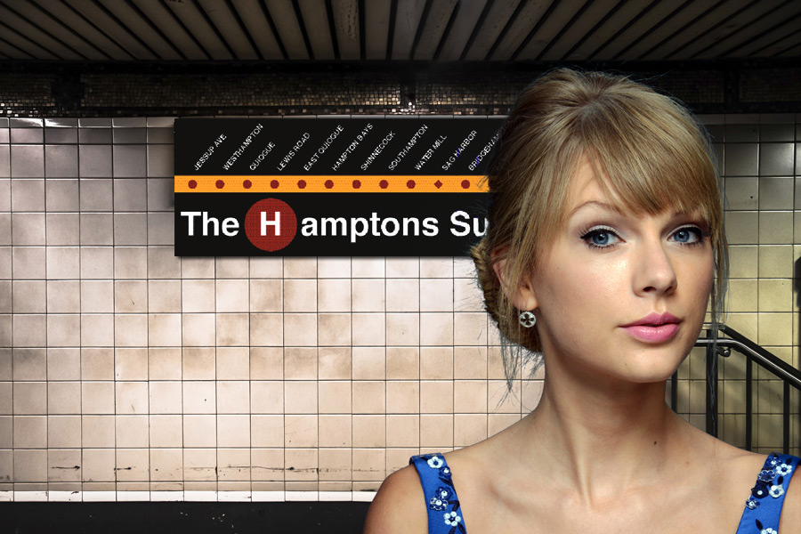 Taylor Swift rode the Hamptons Subway this week