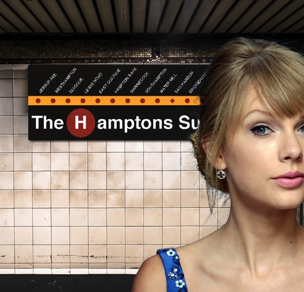 Taylor Swift rode the Hamptons Subway this week