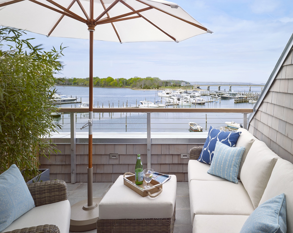 Sag Harbor's Harbor's Edge terrace residence