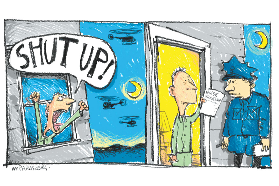 Helicopter Cartoon By Mickey Paraskevas