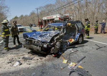 April 16 crash on Route 114 in East Hampton.