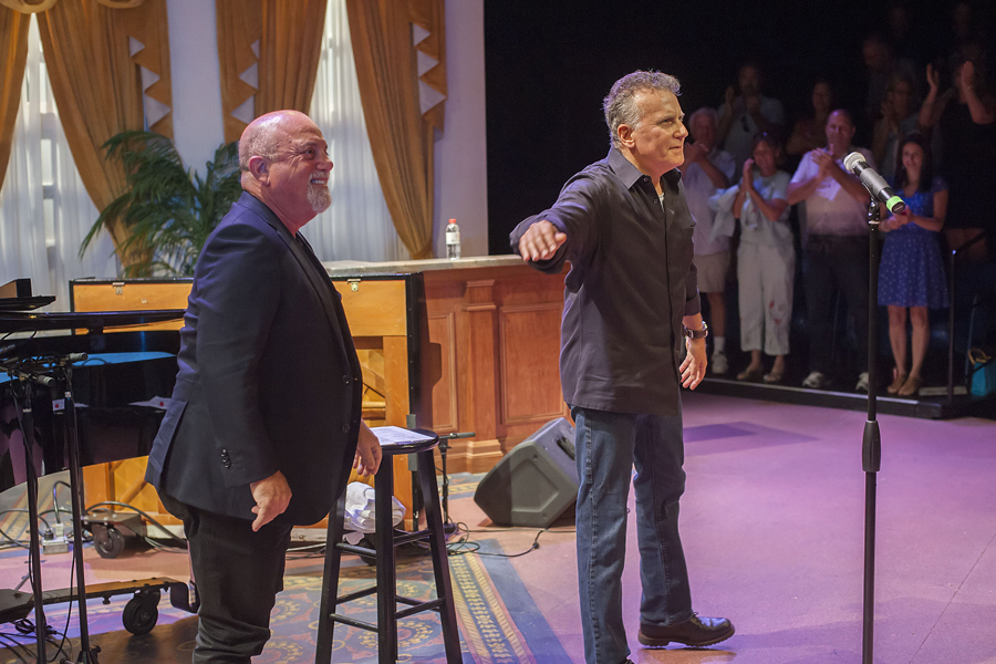 Billy Joel and Paul Reiser at the Bay Street Theater on July 20th, 2015.