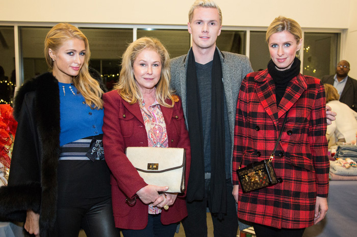 Paris Hilton, Kathy Hilton, Barron Hilton, and Nicky Hilton Rothschild