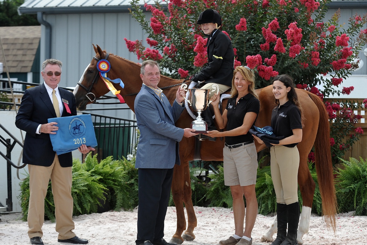 At the 2013 Hampton Classic Horse Show.